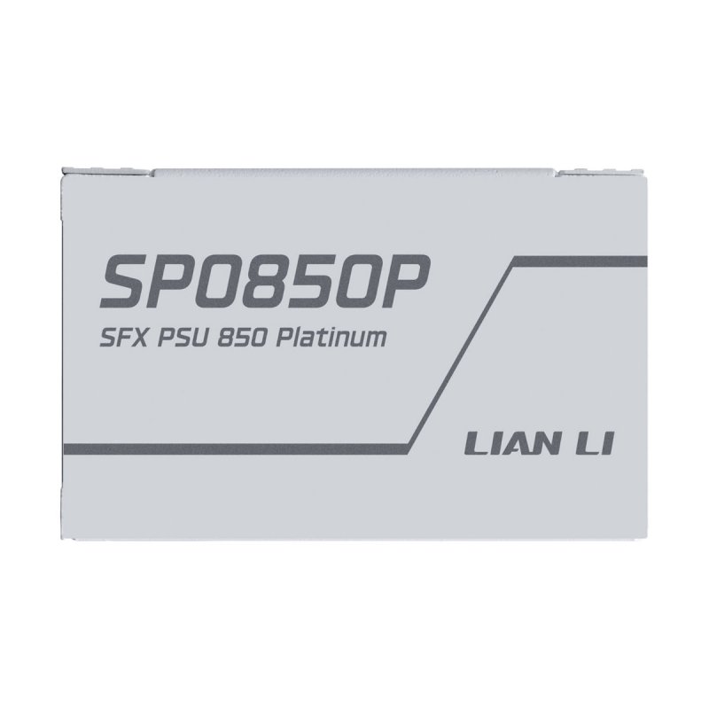 Lian Li SP Series Platinum 80 PLUS Platinum Netzteil, SFX, vollmodular, PCIe 5.1, ATX 3.1 - 850 Watt, weiß