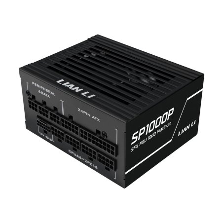 Lian Li SP Series Platinum 80 PLUS Platinum Netzteil, SFX, vollmodular, PCIe 5.1, ATX 3.1 - 1.000 Watt, schwarz