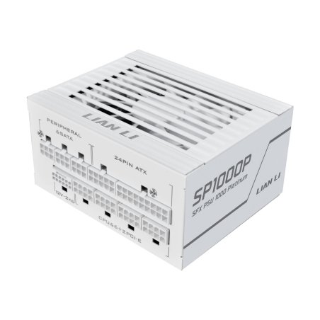 Lian Li SP Series Platinum 80 PLUS Platinum Netzteil, SFX, vollmodular, PCIe 5.1, ATX 3.1 - 1.000 Watt, weiß