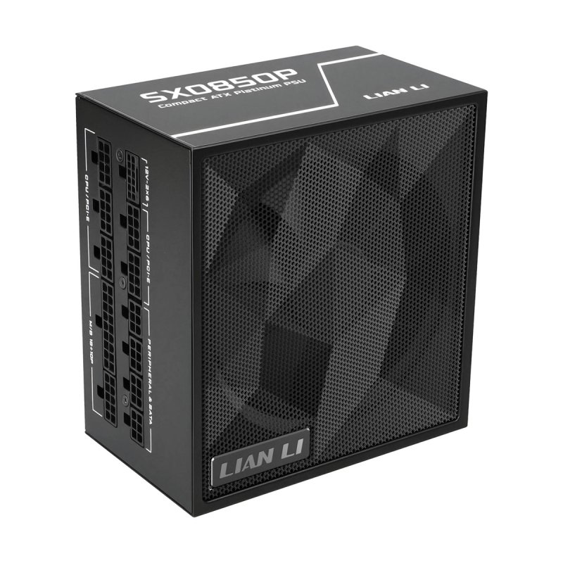 Lian Li SX Series 80 PLUS Platinum Netzteil, vollmodular, PCIe 5.1, ATX 3.1 - 850 Watt, schwarz