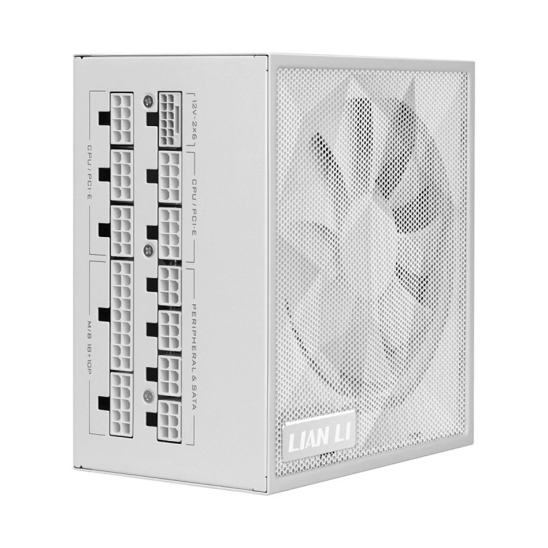 Lian Li SX Series 80 PLUS Platinum Netzteil, vollmodular, PCIe 5.1, ATX 3.1 - 850 Watt, weiß