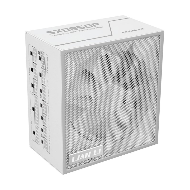 Lian Li SX Series 80 PLUS Platinum Netzteil, vollmodular, PCIe 5.1, ATX 3.1 - 850 Watt, weiß