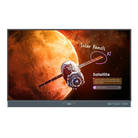 BenQ RP6505 interactive whiteboard 165.1 cm (65") 3840 x 2160 pixels Touchscreen Black HDMI