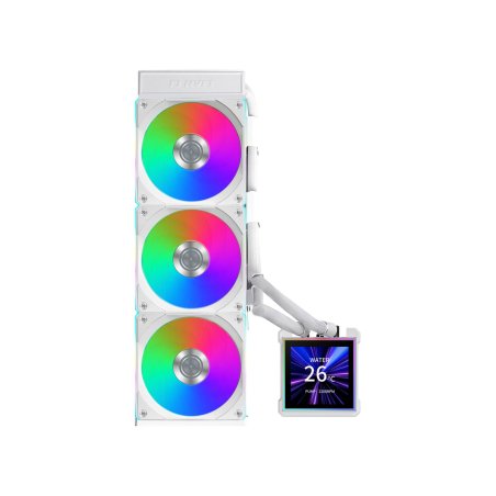 Lian Li HydroShift II LCD-S 360CL AiO-Wasserkühlung, RGB, LCD-Display - 360mm, weiß