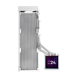 Lian Li HydroShift II LCD-S 360N AiO-Wasserkühlung, RGB, LCD-Display - ohne Lüfter, 360mm, weiß