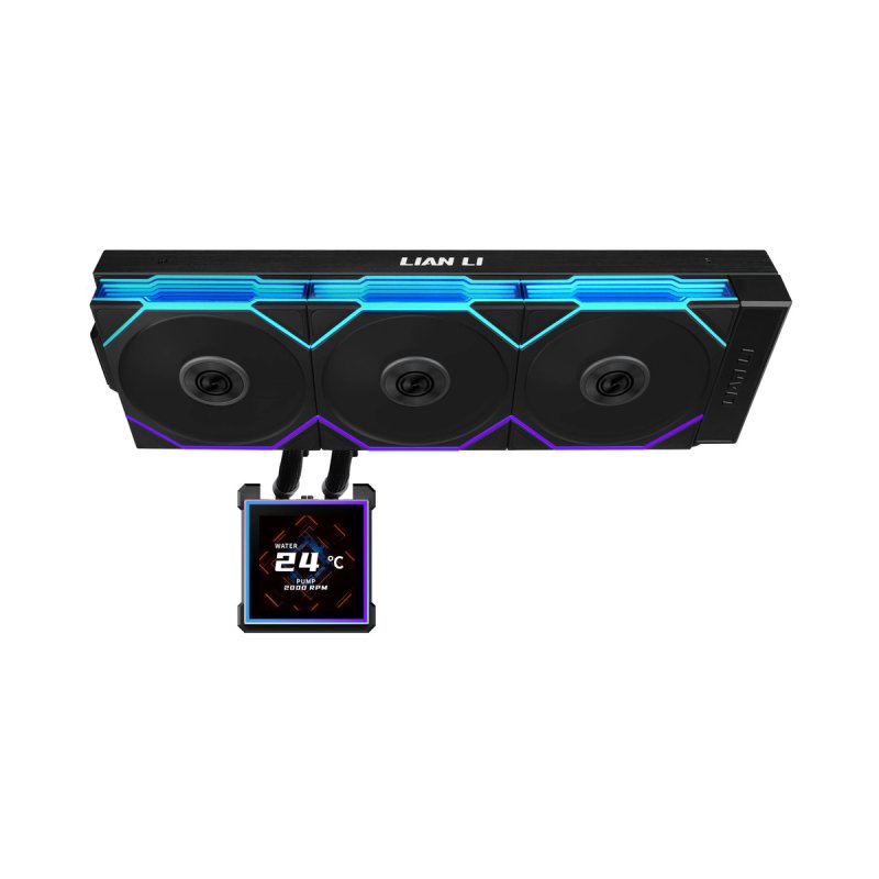 Lian Li HydroShift II LCD-S 360TL AiO-Wasserkühlung, RGB, LCD-Display - 360mm, schwarz