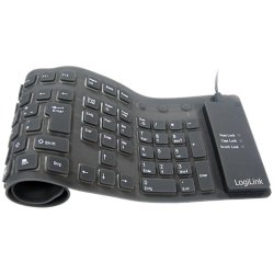 LogiLink flexible Tastatur black