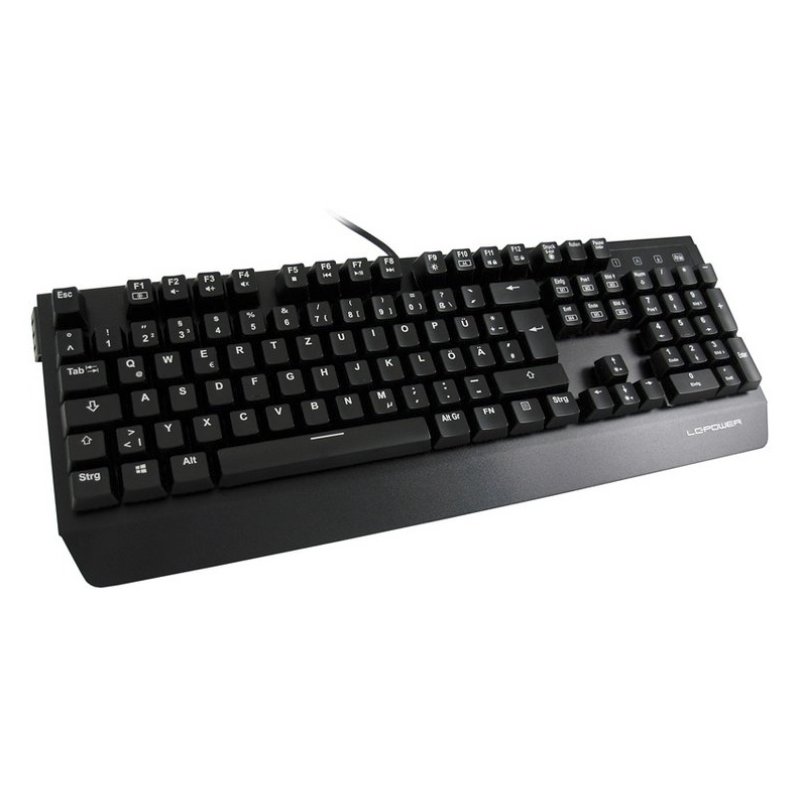 LC-Power LC-KEY-MECH-1 keyboard Gaming USB QWERTZ German Black