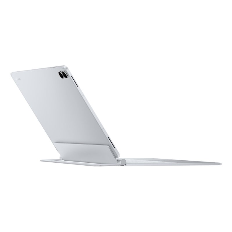 Samsung Pro Keyboard für das Galaxy Tab S11 Ultra Vollwertige QWERTZ-Tastatur und Anschluss über POGO-Pin, Silber