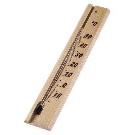 THERMOMETER INTERIOR WOOD 20CM