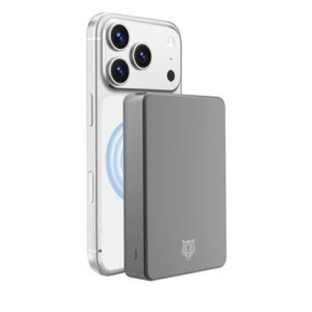 TIGER POWER POWERBANK QI2 10000MAH ALUMINIUM GRIS