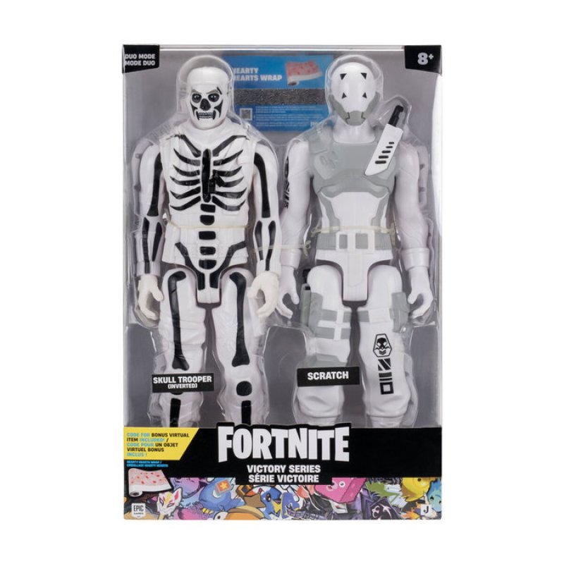 Fortnite - Victory Duo Mode Figures 30CM - Skull Trooper & Scratch