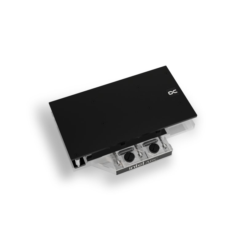 Alphacool Eisblock Aurora Intel B580 Steel Legend/Challenger GPU Wasserkühlung, ARGB, mit Backplate – Acryl