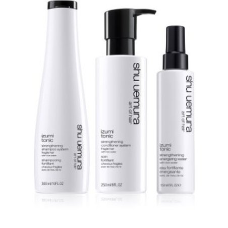 Shu Uemura Art Of Hair Izumi Tonic Rice Water Shampoo Conditioner Hair Mask And Tonic Water Routine 200 Ml