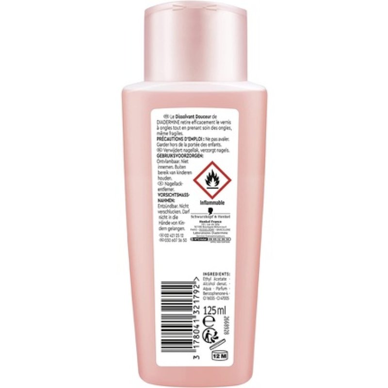 Diadermine Gentle Nail Polish Remover 125ml