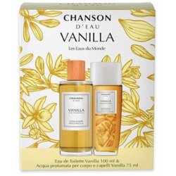 Chanson D'Eau Vanilla Gift Set Eau De Toilette 100 Ml And Body Mist 75 Ml