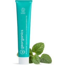 Georganics Fluoride Toothpaste with Hydroxyapatite 75ml Fresh Mint