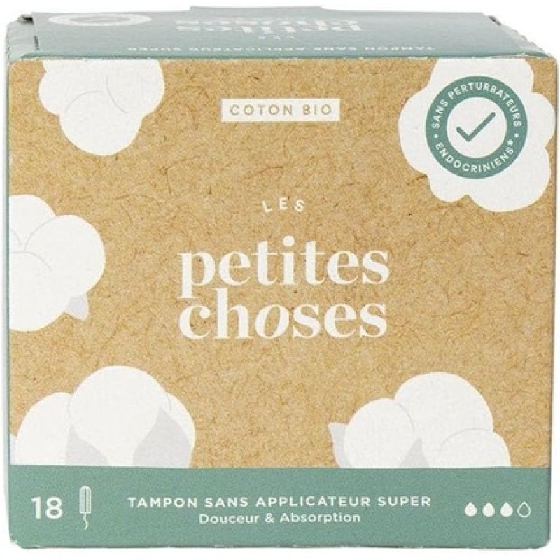 Les Petites Choses Organic Super Tampons 18 Units