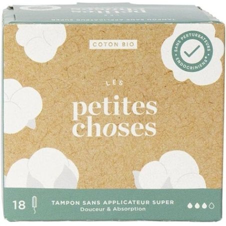 Les Petites Choses Organic Super Tampons 18 Units