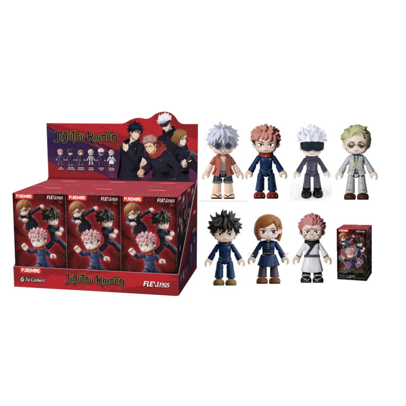 JUJUSTU KAISEN - Flexi Figs Vol.1 - Blind Box (6pcs)