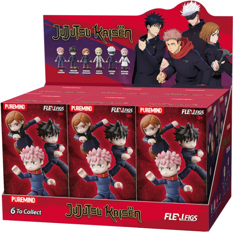 JUJUSTU KAISEN - Flexi Figs Vol.1 - Blind Box (6pcs)