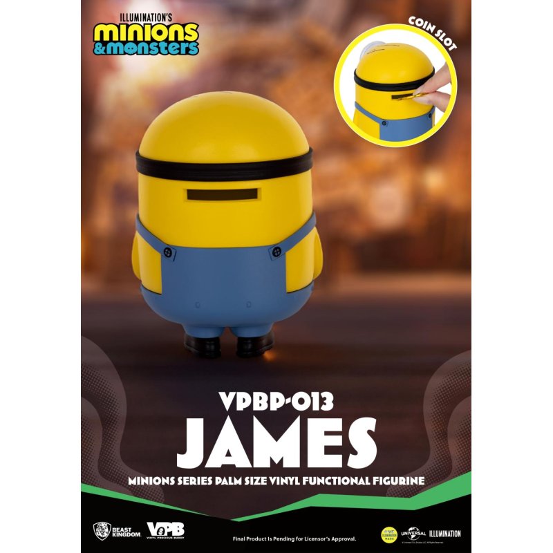MINIONS - James - Tirelire Vinyl Figure 11.4cm