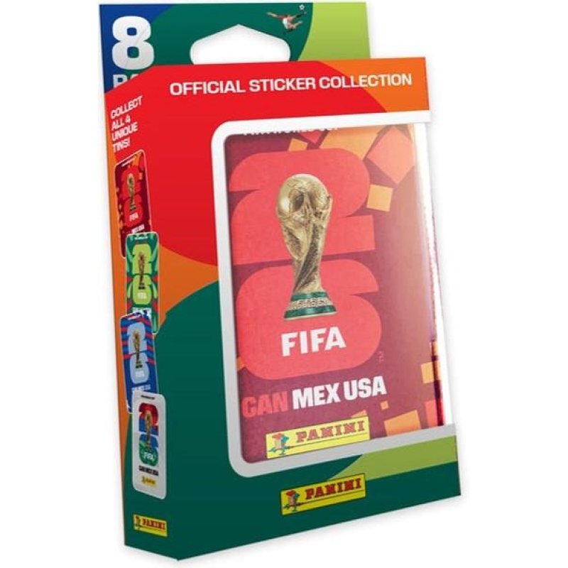 FIFA WORLD CUP 2026 - Panini Trading cards Pocket Tin (8 poch.)