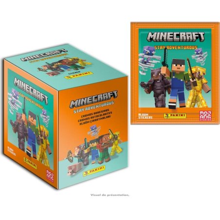 MINECRAFT - Panini Pochette 5 Stickers