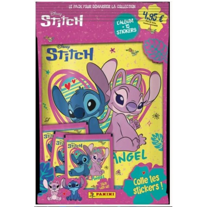 STITCH - Panini Starter Pack (1 album 3 packets)