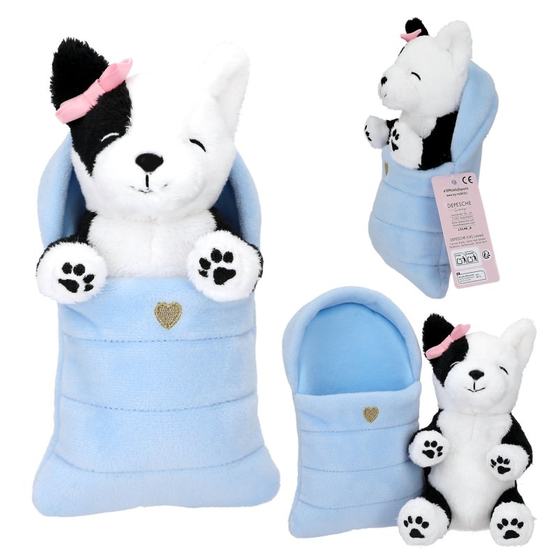 TOPModel Plush Dogs And Cats In Sleeping Bag