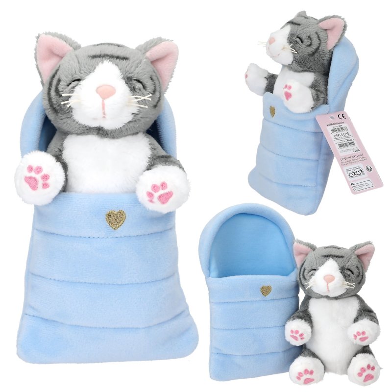 TOPModel Plush Dogs And Cats In Sleeping Bag
