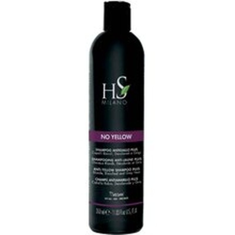 Hs Milano Antiyellow Shampoo Plus Shampoo For Neutralizing Yellow Tones
