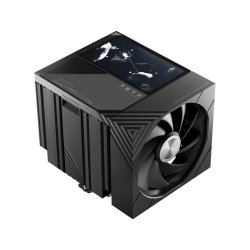 TRYX TURRIS T620 CPU-Luftkühler, Dual-Tower, mit 5-Zoll-Display - 120mm, schwarz