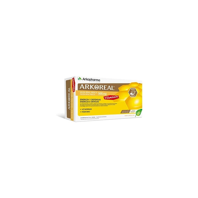 Arkopharma Arkoreal Royal Jelly 500mg 20 Ampoules