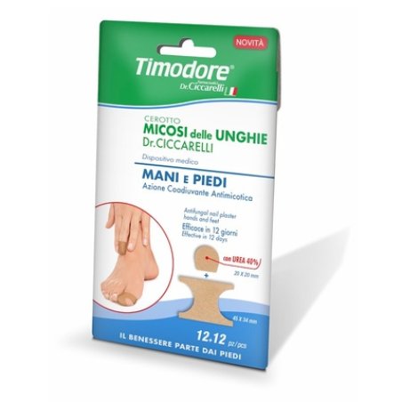 Timodore Antifungal Nail Plaster For Hands And Feet 12 Pieces