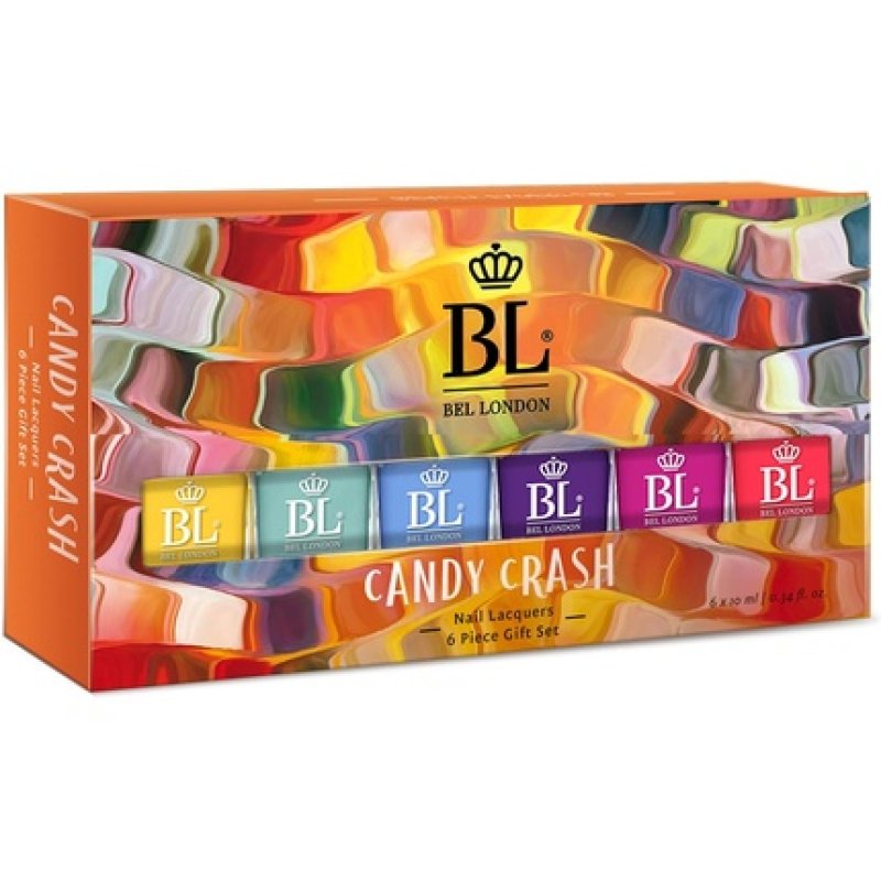 BL Candy Crash Luxury Nail Polish Set - The Queen Of Deluxe Sets - The Perfect Set For The Perfect Manicure -