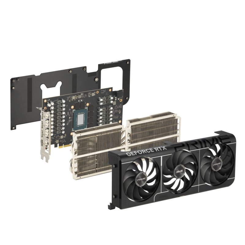 GeForce RTX 5080 PRIME OC EVO (DLSS 4, 3x DisplayPort, 1x HDMI 2.1)