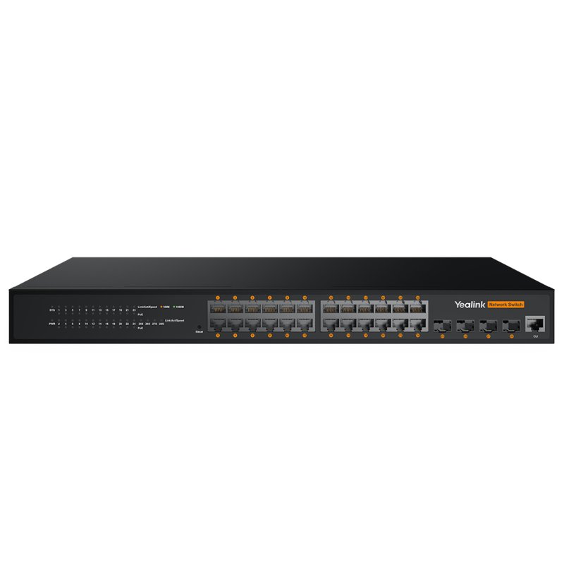 Yealink RCH240 24-Port L2 Web Managed PoE Switch