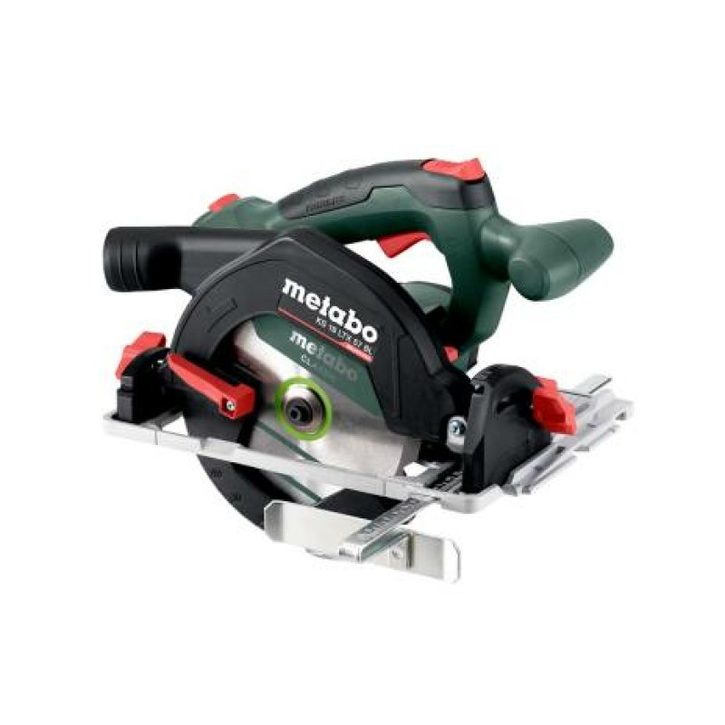 Metabo KS 18 LTX 57 BL 16,5 cm Noir, Vert, Métallique, Rouge 5000 tr/min
