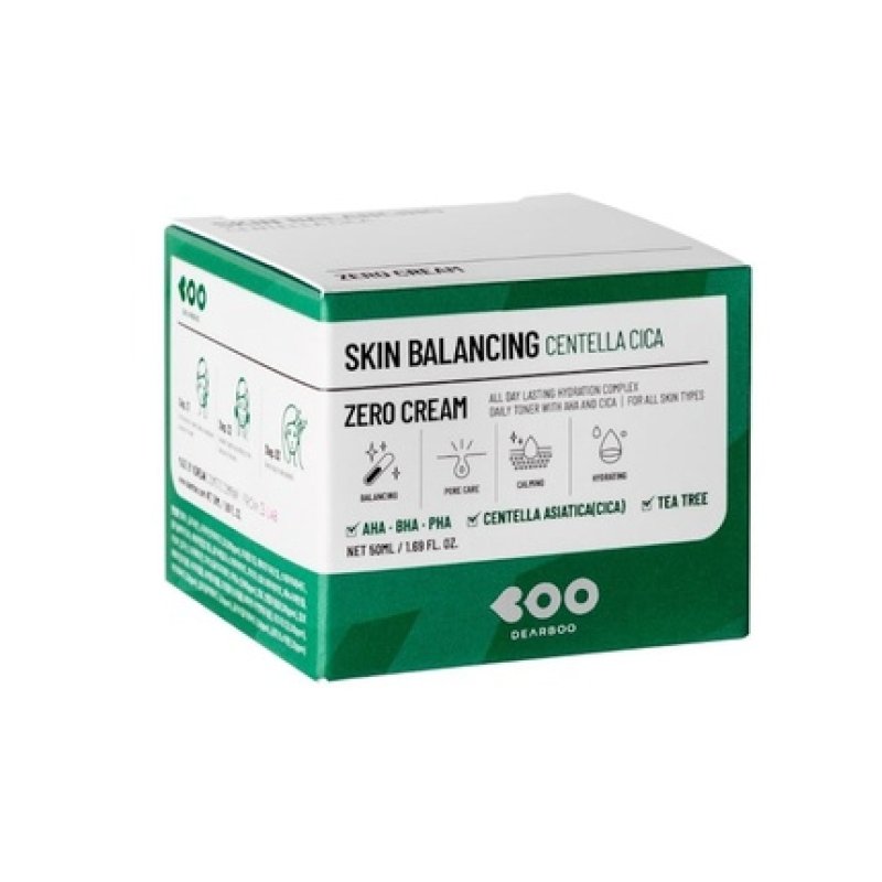 Dearboo Skin Balancing Centella Cica Zero Facial Cream 50ml