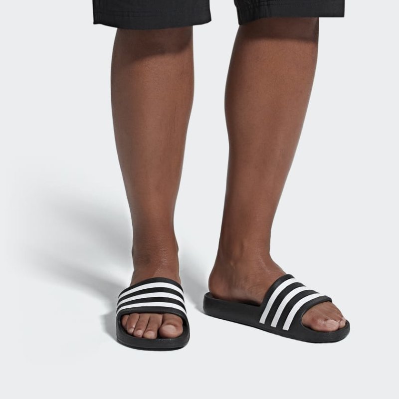 Adidas Adilette Aqua Slides Unisex Black, White
