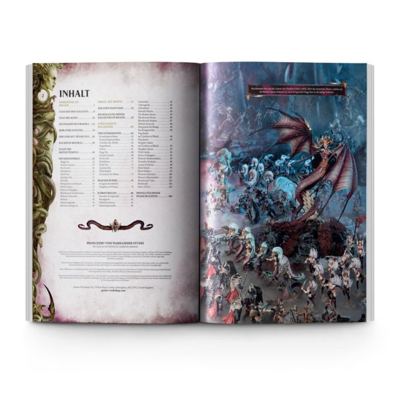 Games Workshop Battletome: Daughters of Khaine Rule book