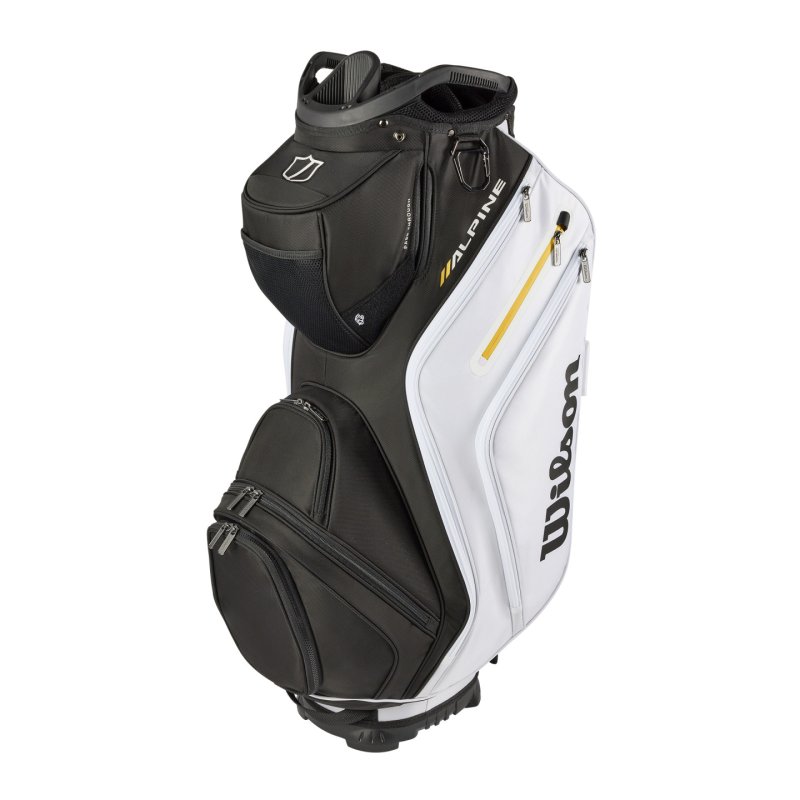 Wilson - Alpine Cart Bag - Black/White/Orange