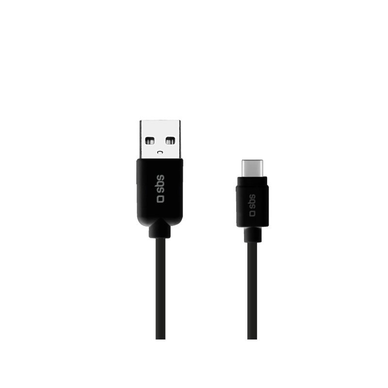 SBS Lade-/Datenkabel USB 2.0 USB-C schwarz 1,5m