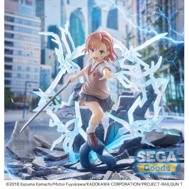 A CERTAIN SCIENTIFIC RAILGUN T - Mikoto Misaka - Figurine 23cm