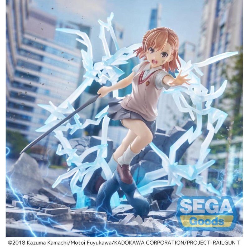 A CERTAIN SCIENTIFIC RAILGUN T - Mikoto Misaka - Figurine 23cm