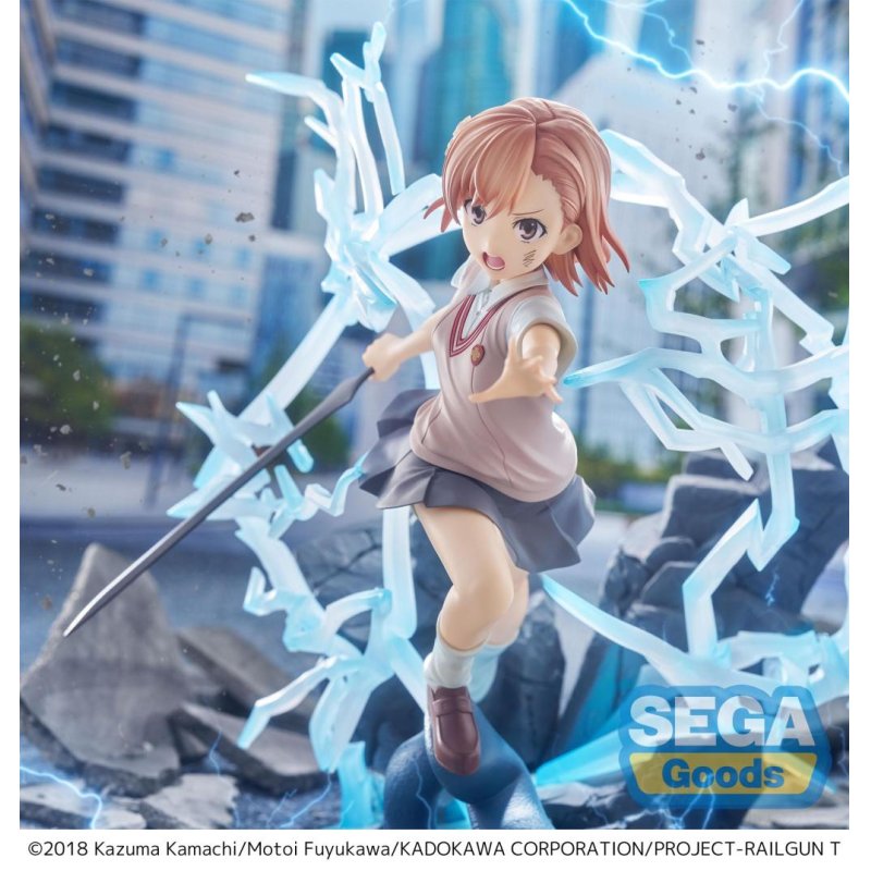 A CERTAIN SCIENTIFIC RAILGUN T - Mikoto Misaka - Figurine 23cm