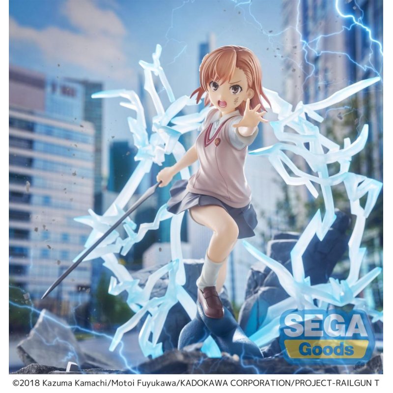 A CERTAIN SCIENTIFIC RAILGUN T - Mikoto Misaka - Figurine 23cm