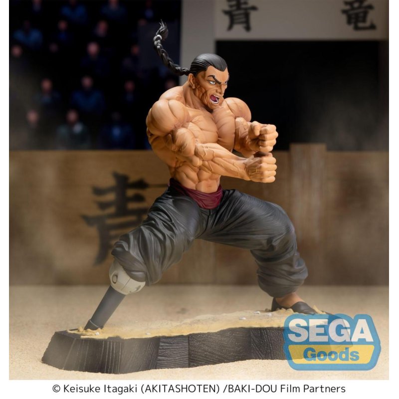 BAKI DOU - Kaioh Retsu - Figurine Luminasta 15cm