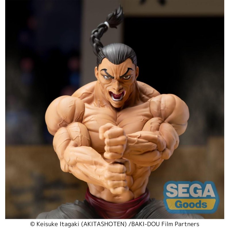 BAKI DOU - Kaioh Retsu - Figurine Luminasta 15cm